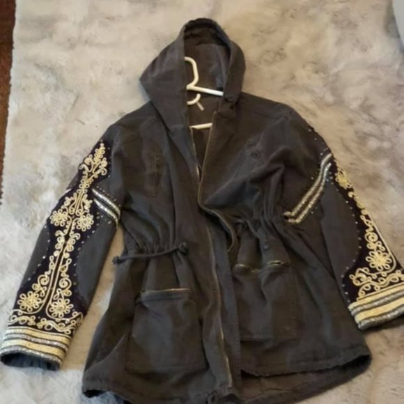COPY - Free People Golden Quills Military Parka - Picture 3 of 6